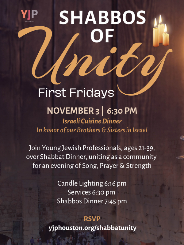 Israel Shabbat Of Unity